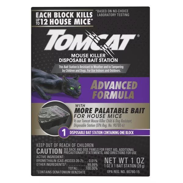 MICE BAIT/STATN BLKS 1PK, Tomcat, Mfr#: 373805